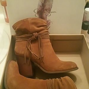 Jessica simpson brown booties